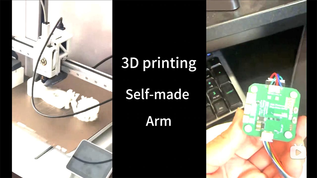 3D Printed Self-Made Robotic Arm