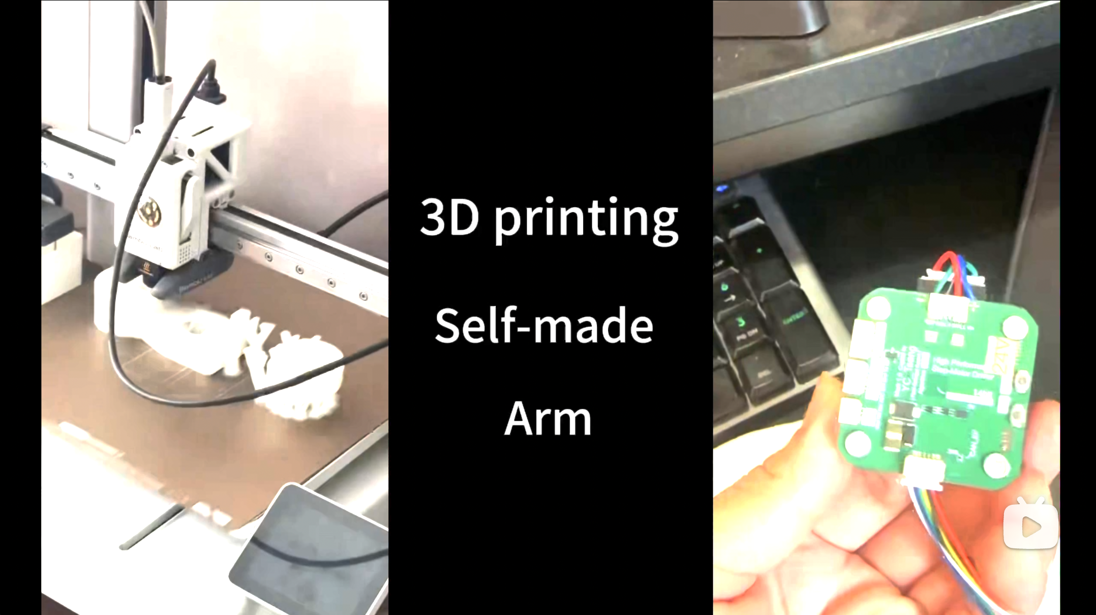 3D Printed Self-Made Robotic Arm